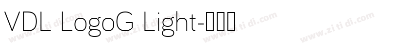 VDL LogoG Light字体转换